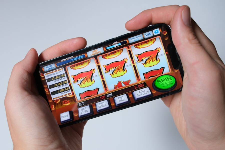 Bermain slot melalui ponsel pintar